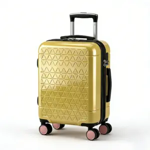 tiny suitcase on wheels