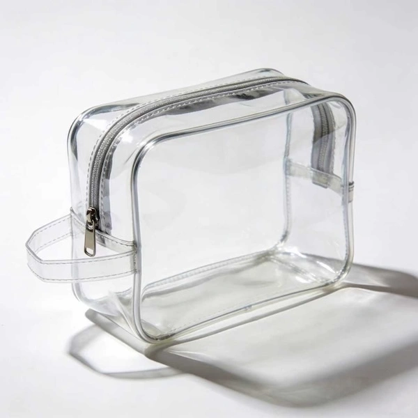 transparent wash bag