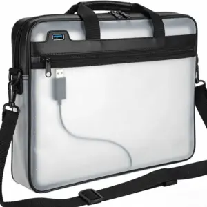 Waterproof Briefcase with USB Charging Port