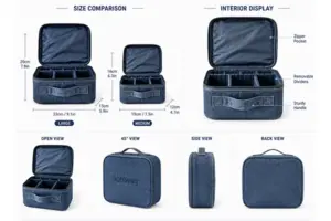 make up case size
