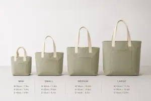 tote bag size